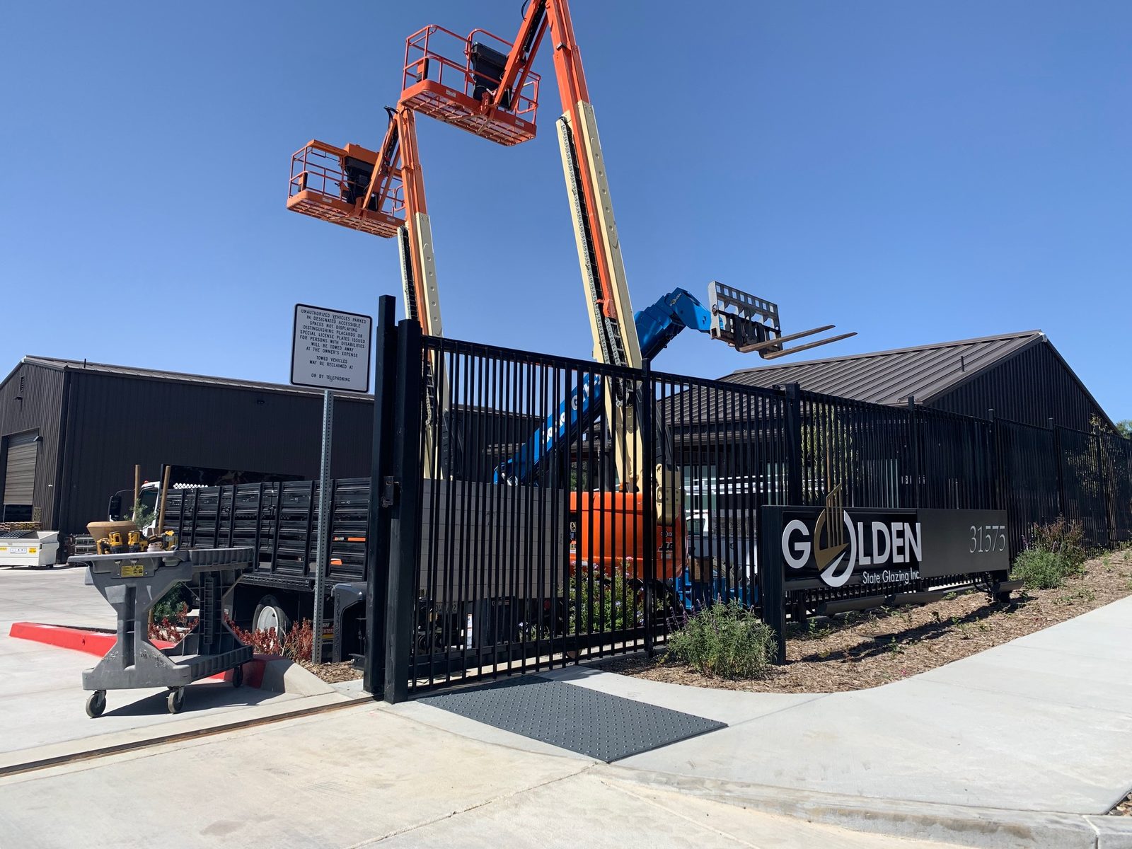 Golden State Glazing headquarters exterior in Yucaipa, CA