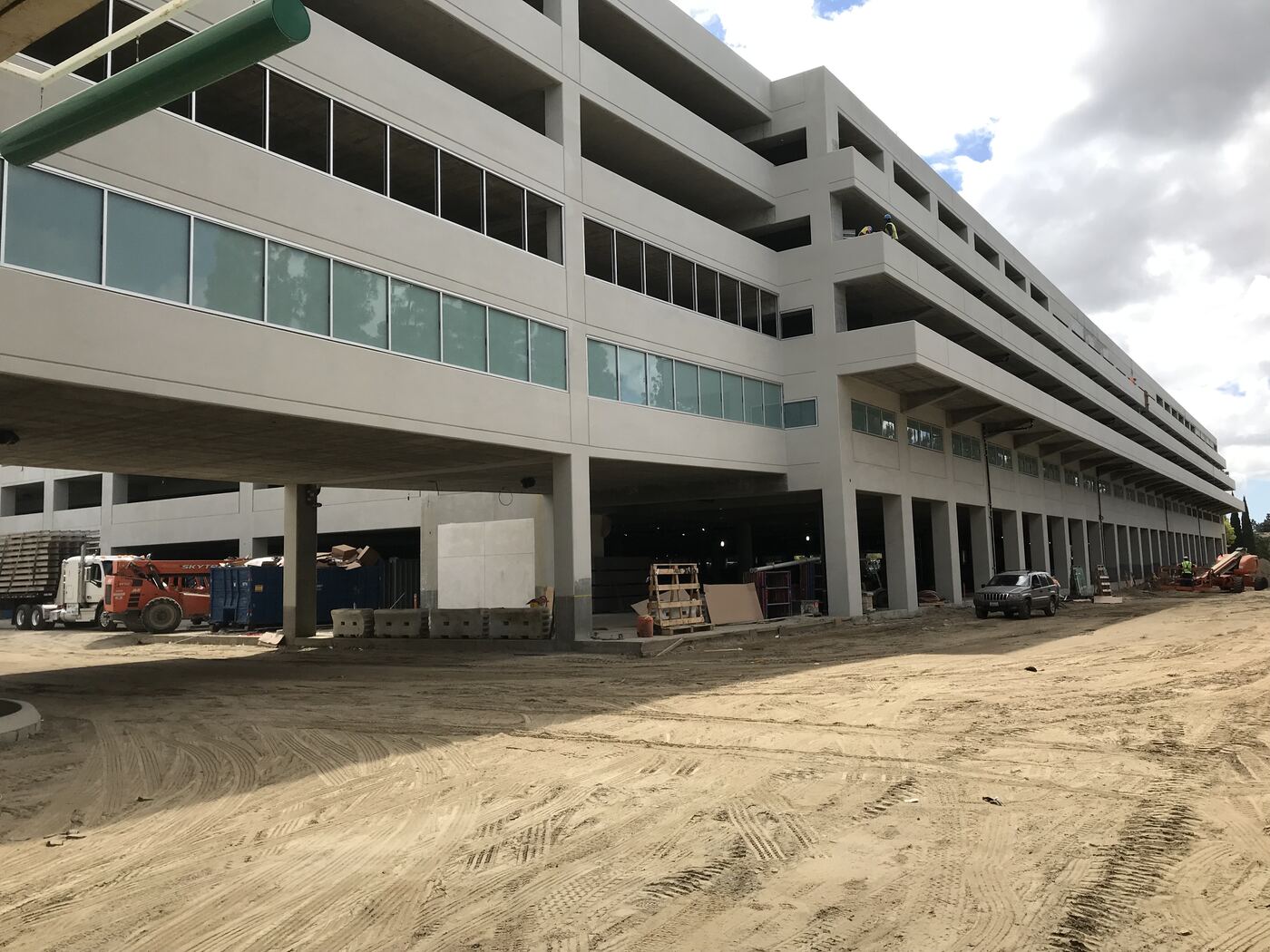 Cleo Parking Structure glazing project in Anaheim, CA