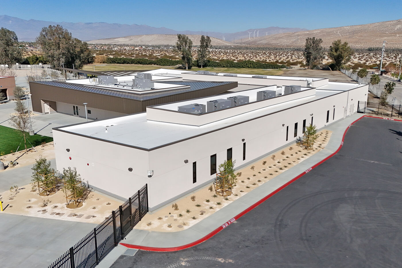 James Workman Middle School glazing project in Cathedral City, CA
