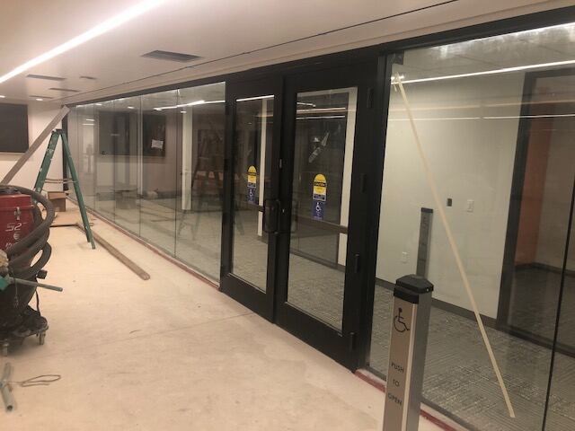 Rancho Los Amigos glazing project in Downey, CA