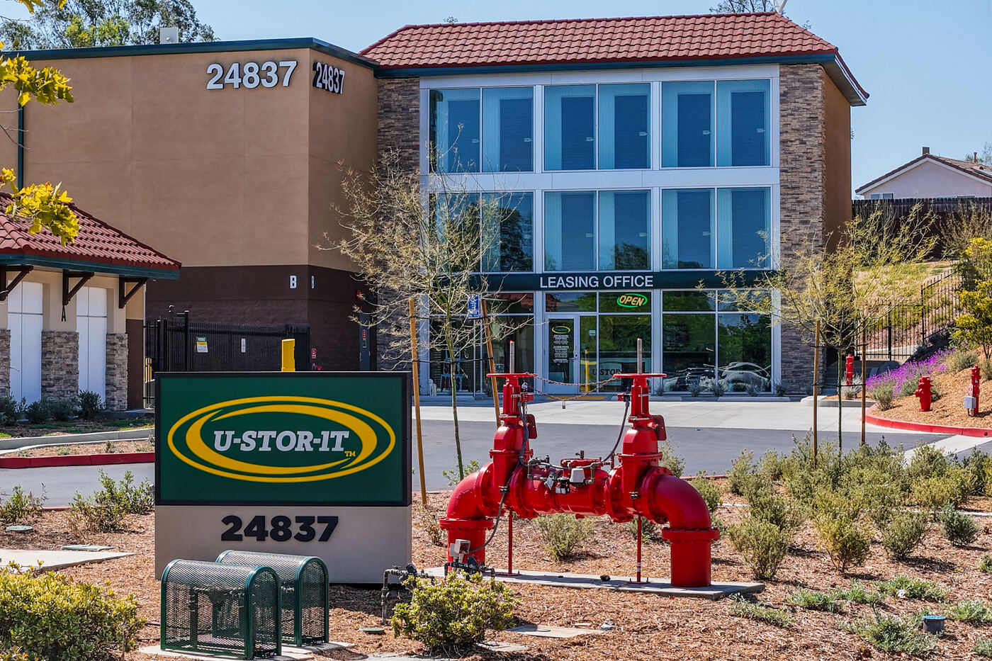 U-Stor-It glazing project in Murrieta, CA