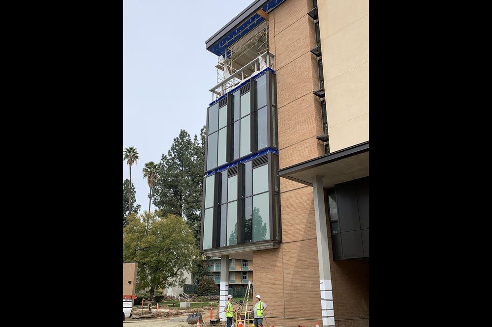 UCR Dundee & Glasgow student housing glazing project, Riverside, CA